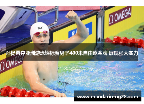 孙杨勇夺亚洲游泳锦标赛男子400米自由泳金牌 展现强大实力 孙杨勇夺亚洲游泳锦标赛男子400米自由泳金牌 展现强大实力